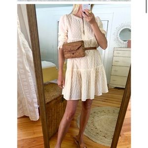 NWT Emerson Fry LAYLA DRESS - SALT SWISS DOT ORGANIC